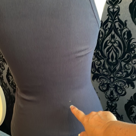 Baseball mom bling ribbed tank top L read slight defect. - Picture 11 of 12